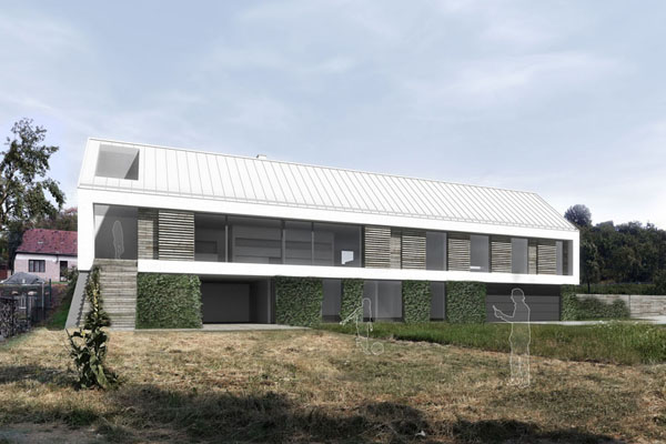 Vizualizace rodinného domu v Drslavicích u Uherského Brodu