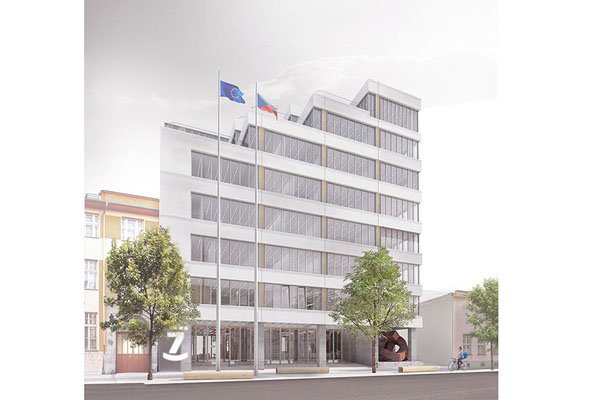 Nová radnice pro Prahu 7 - vizualizace návrhu