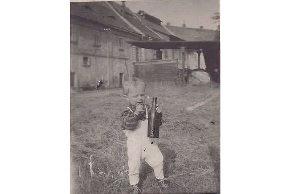 Klášterní pivovar v Oseku - historická fotografie 1950