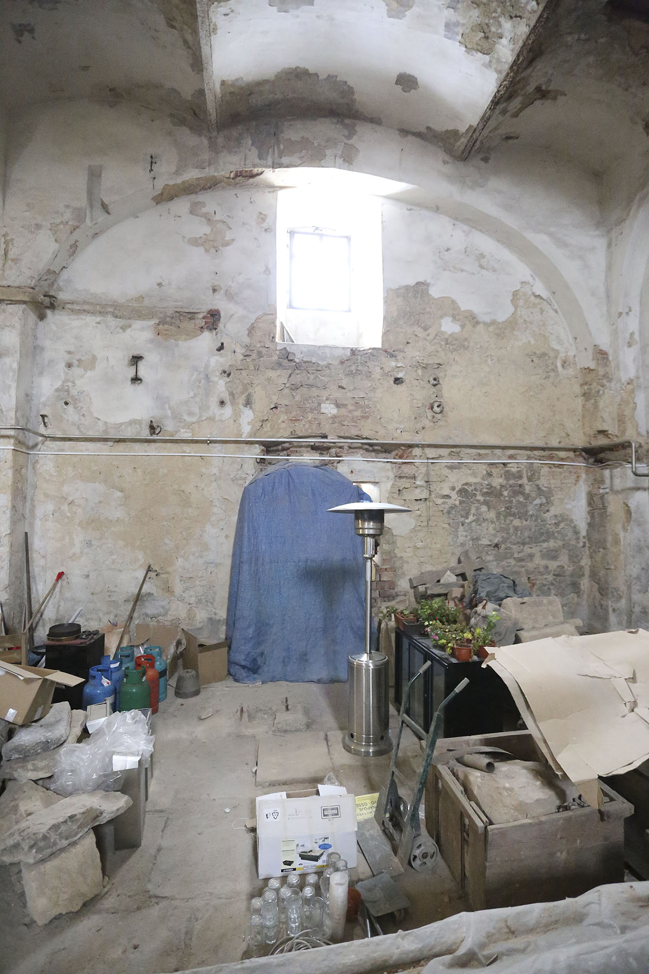 Klášterní pivovar v Oseku - prostor bývalé varny