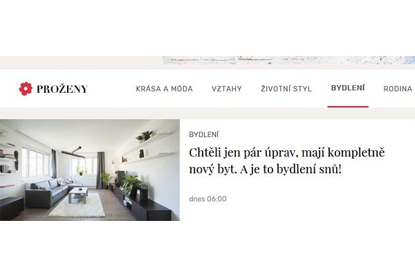 Realizace interiéru bytu v Uherském Brodě